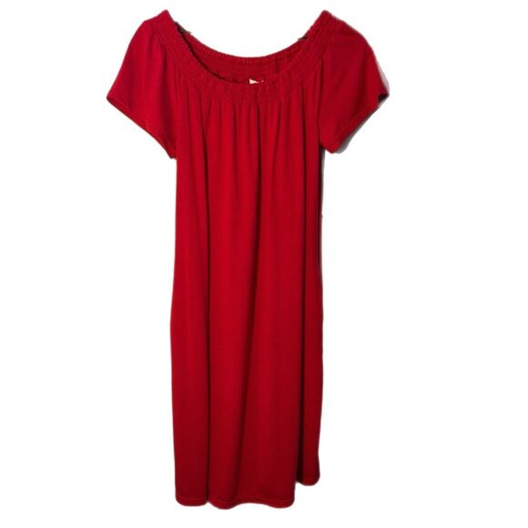 Faded Glory NWT Red Nightgown Pockets Women’s M - Picture 1 of 6